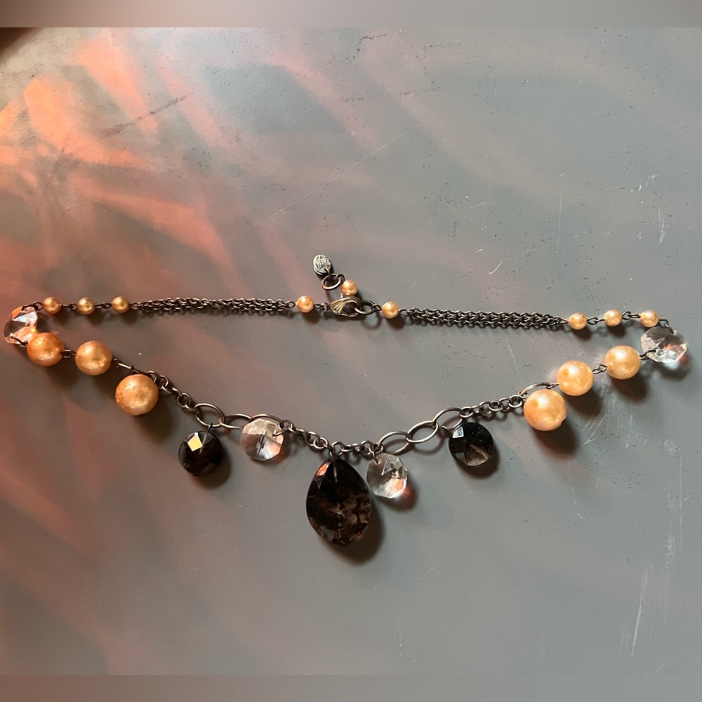 Elegant Gold and Silver Necklace